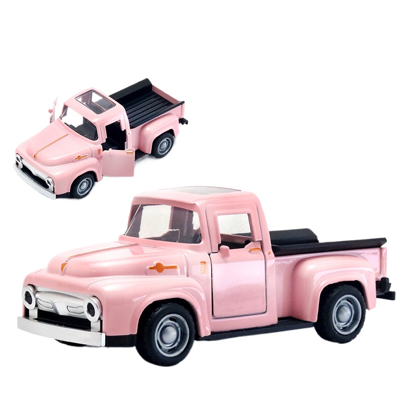 Vintage Collectible Trucks - 1:36 Vintage Classic Pickup Truck Alloy