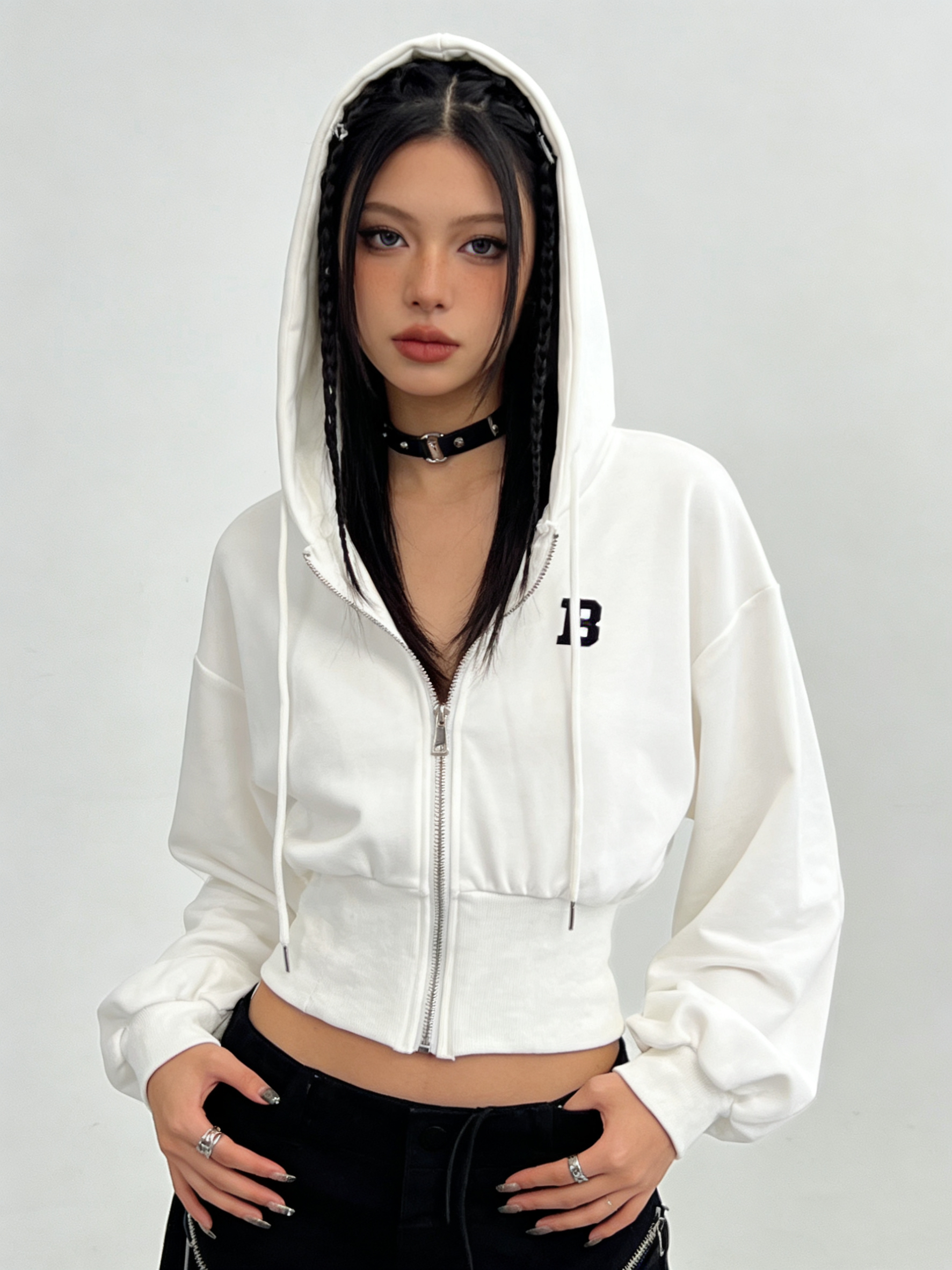 Vintage Zip Hoodie - 2000s American Vintage Zip Up Hoodies