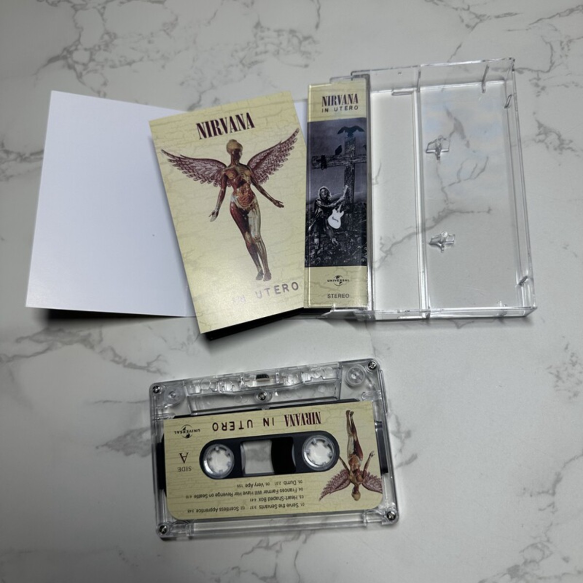 Nirvana in Utero Cassette Tape - Vintage Collectible & Vintage Dolls ulasan dan harga