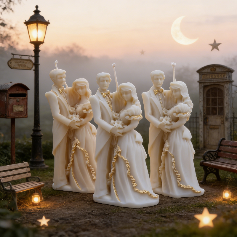 Bride and Groom Silicone Mold  - Vintage Toys Collection ulasan dan harga