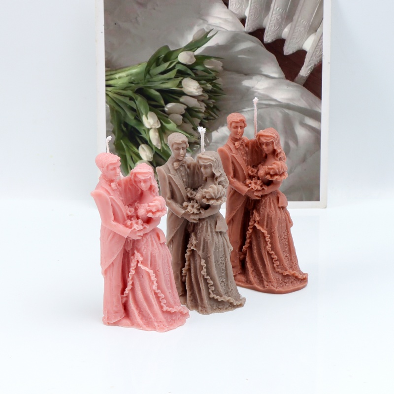 Bride and Groom Silicone Mold  - Vintage Toys Collection ulasan dan harga