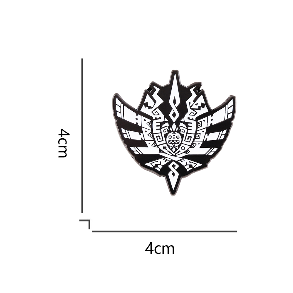 MH4 Monster Hunter-4 Logo Badg - Vintage Collectible Pins ulasan dan harga