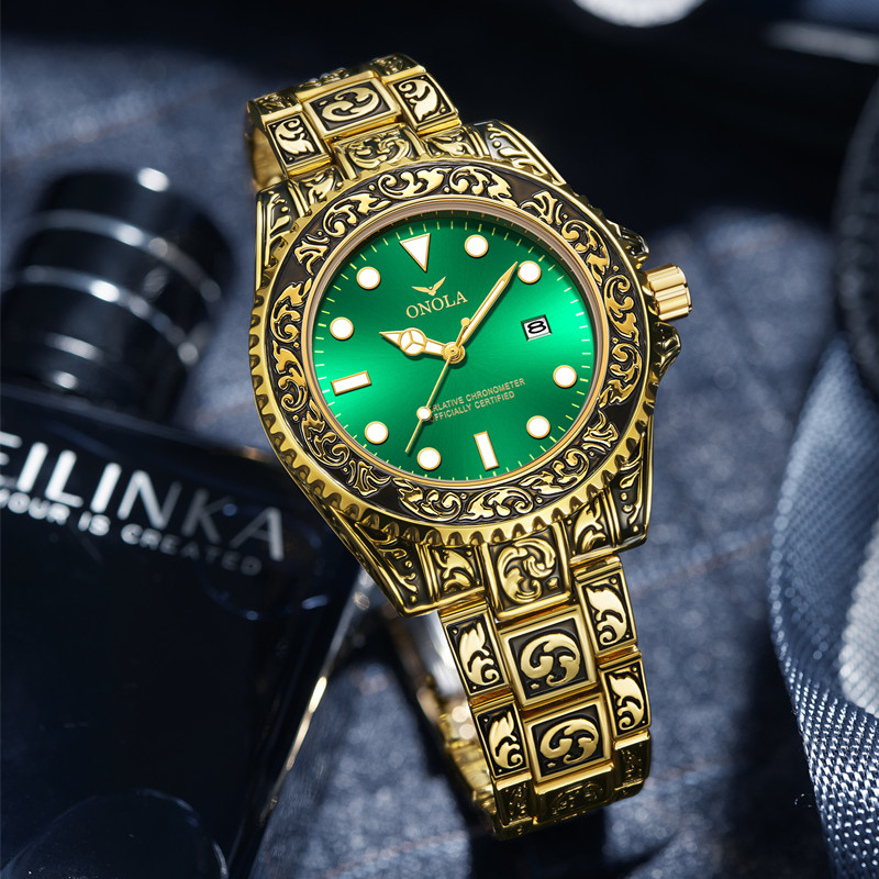 ONOLA brand vintage watch man  - Vintage Collectible Watches ulasan dan harga