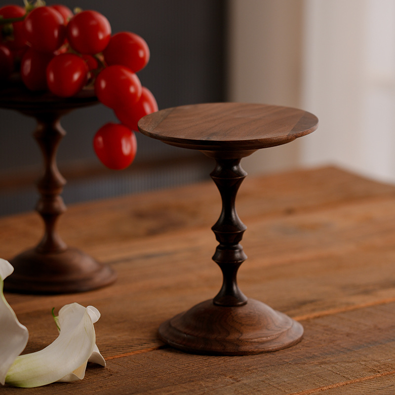 Vintage Walnut Candle Holder w - Collectible Vintage Matches ulasan dan harga