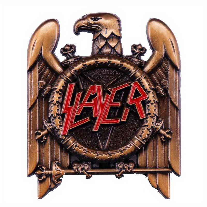 1pc Retro Heavy Metal Band Pop - Vintage Collectible Pins ulasan dan harga
