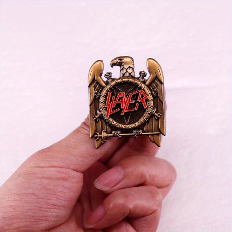 1pc Retro Heavy Metal Band Pop - Vintage Collectible Pins ulasan dan harga
