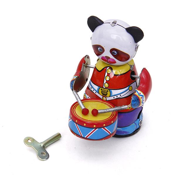 Wind Up Clockwork Panda Drumme - Vintage Toys Collection ulasan dan harga