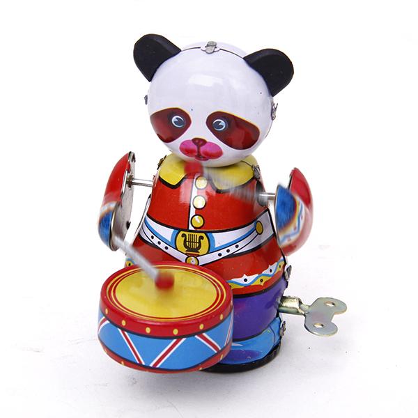 Wind Up Clockwork Panda Drumme - Vintage Toys Collection ulasan dan harga