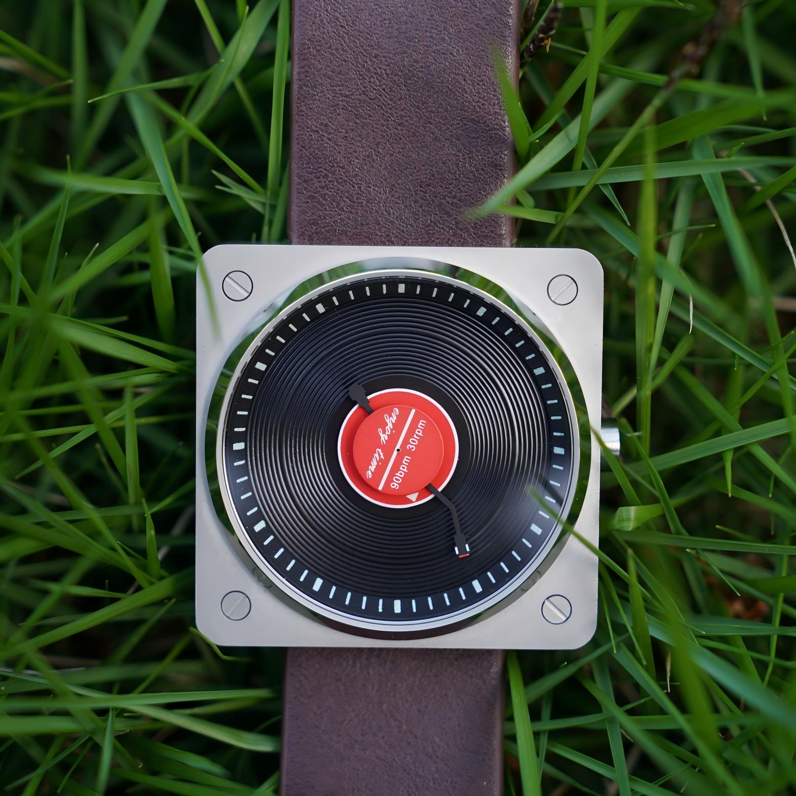 SKU Vinyl Record Quartz watche - Vintage Collectible Watches ulasan dan harga