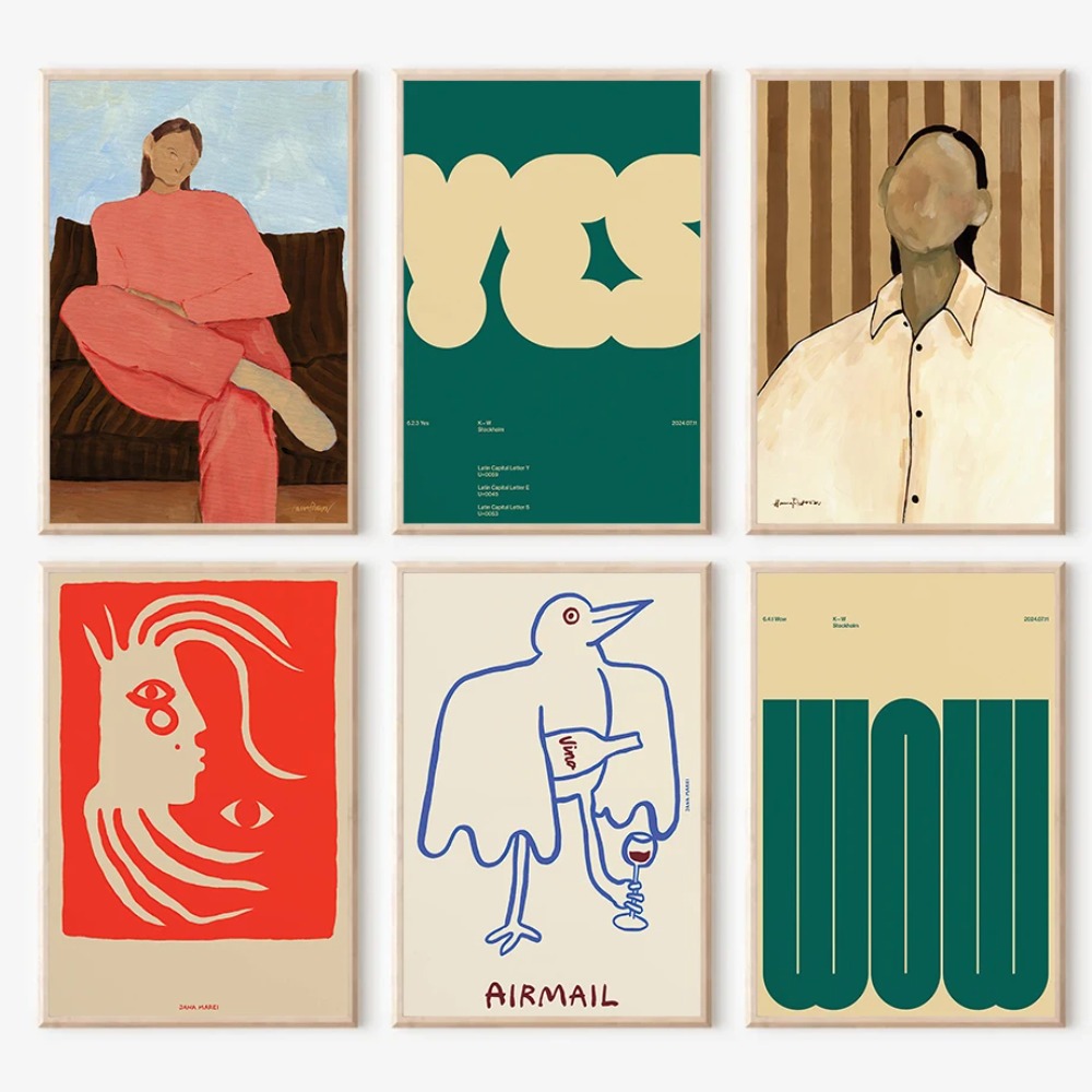 Frameless Abstract Gallery Dec - Vintage Toys Collection ulasan dan harga