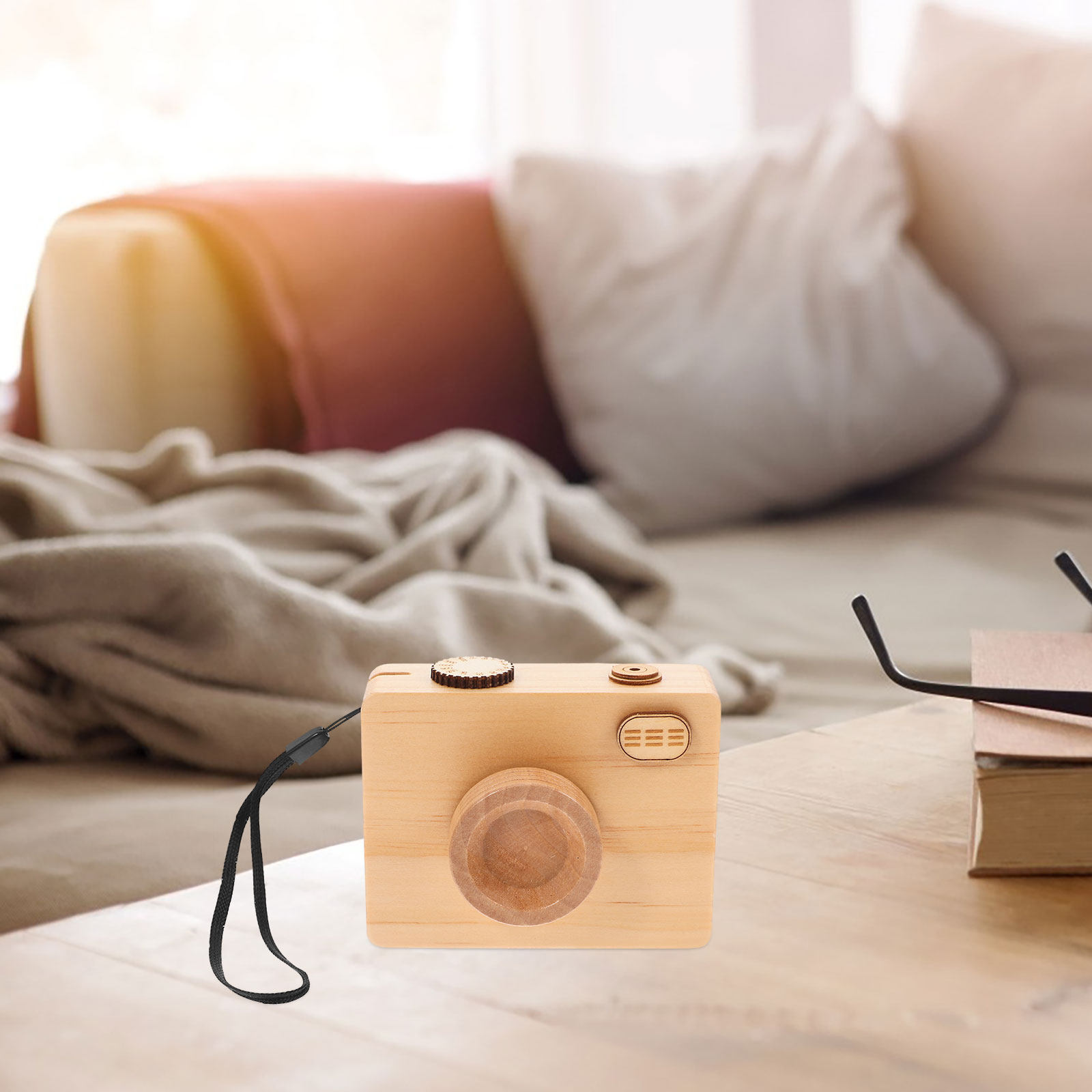 Creative Wooden Camera Box Dec - Small Vintage Collectible Items ulasan dan harga