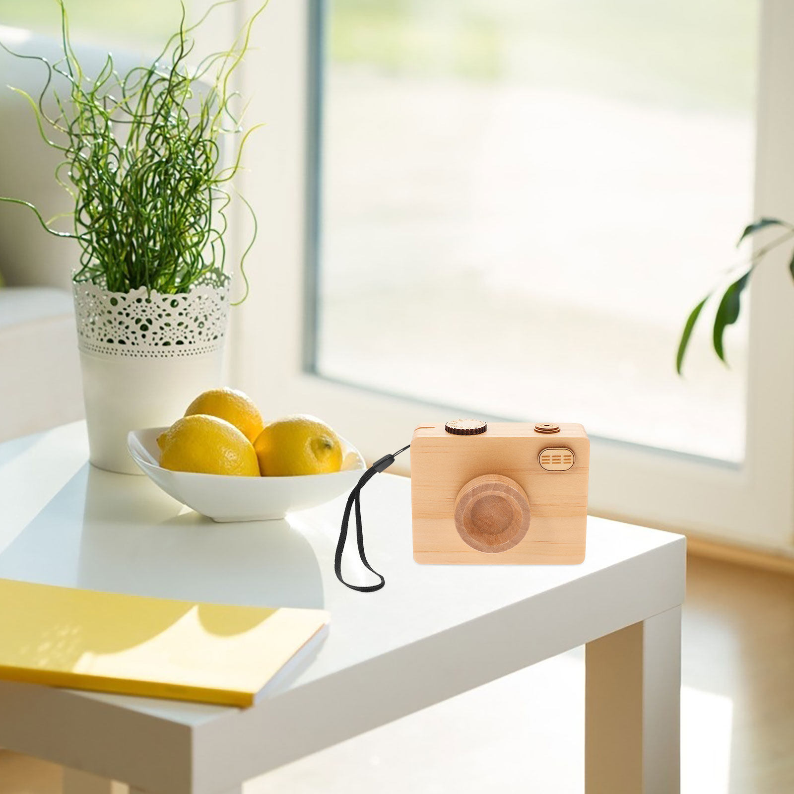Creative Wooden Camera Box Dec - Small Vintage Collectible Items ulasan dan harga