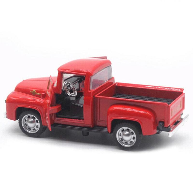 1:32 Classical Red Metal Picku - Vintage Collectible Trucks ulasan dan harga