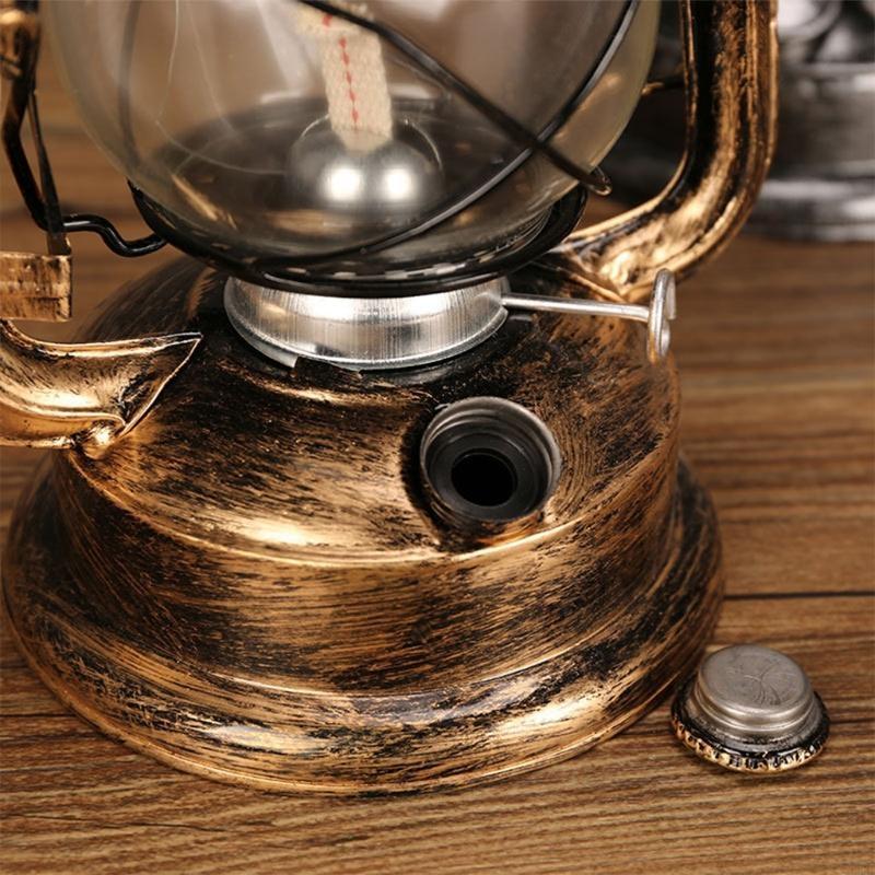 62KD Vintage Metal Oil Lamp Po - Collectible Vintage Matches ulasan dan harga