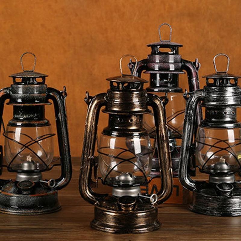 62KD Vintage Metal Oil Lamp Po - Collectible Vintage Matches ulasan dan harga