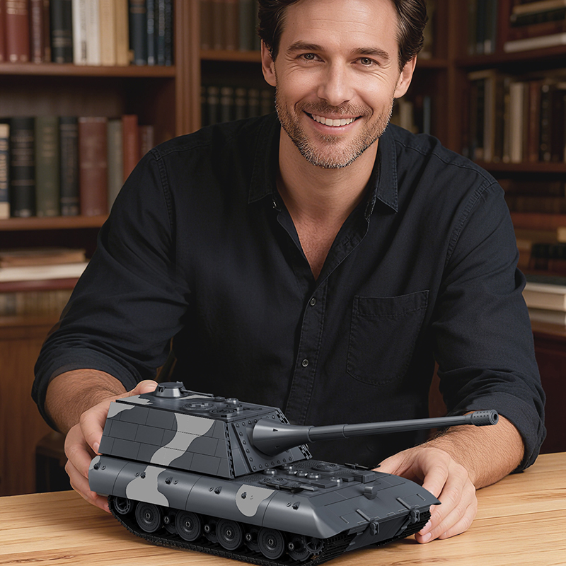1836pcs MOC adult E-100 Tank D - Vintage Toys Collection ulasan dan harga