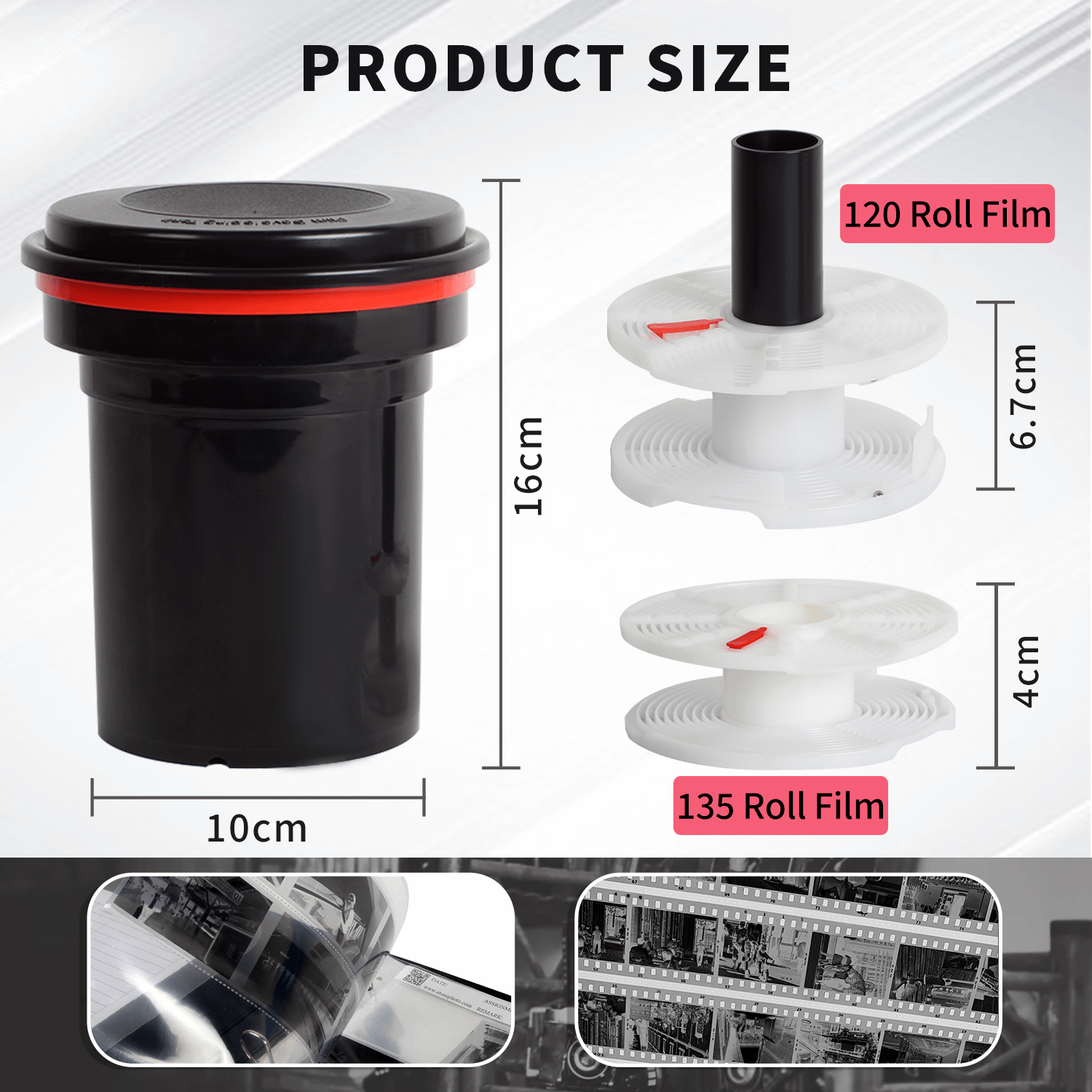 eTone 120/135/127mm Film Devel - Developing Tank Reel ulasan dan harga