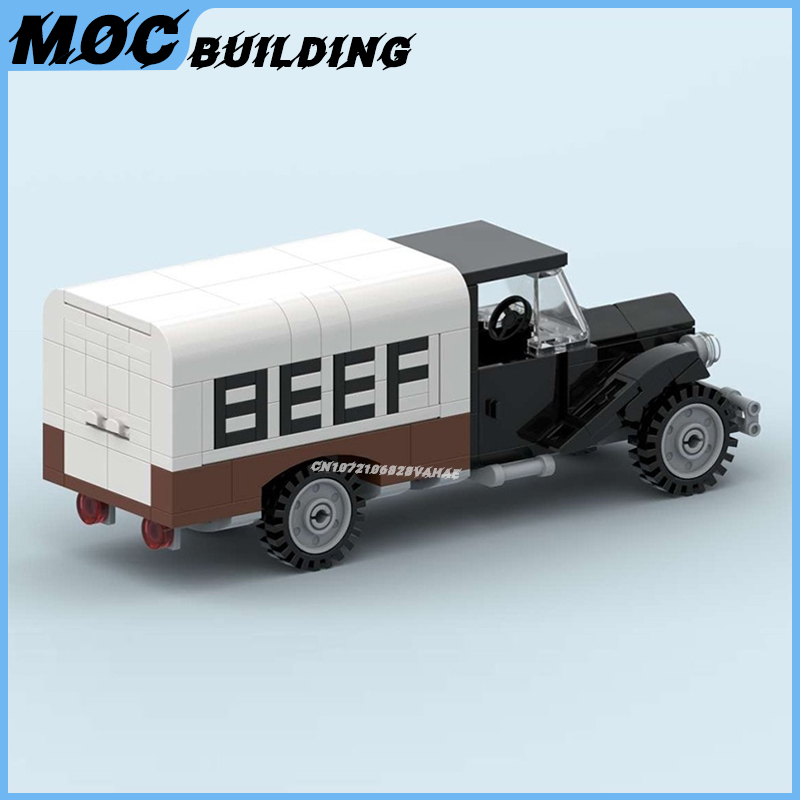 MOC Building Blocks City Vinta - Vintage Collectible Trucks ulasan dan harga