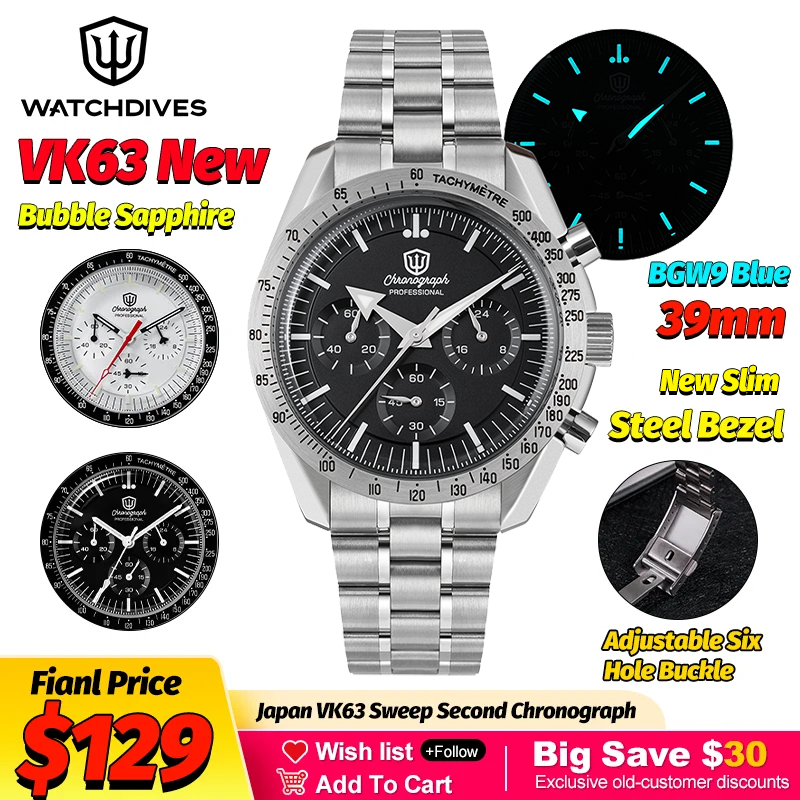 Watchdives WD1863 Mechanical Q - Vintage Collectible Watches ulasan dan harga