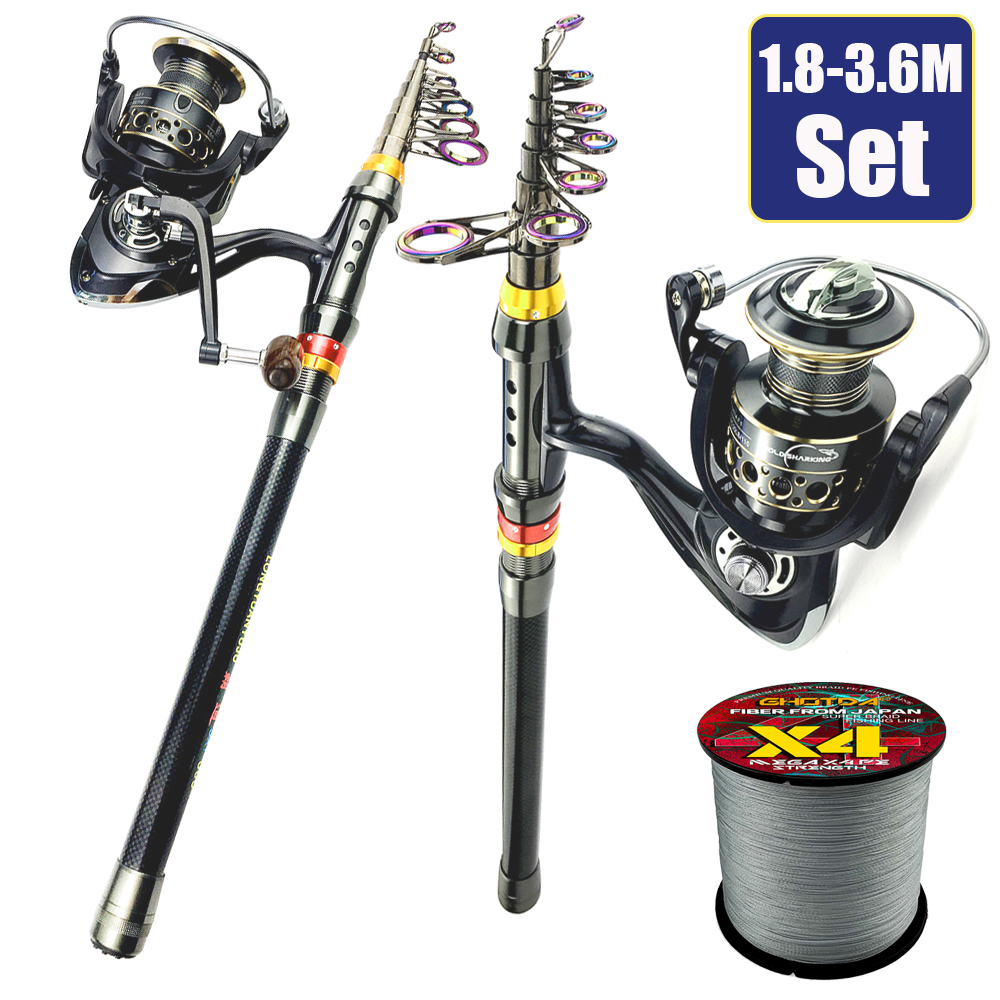 1.8-3.6m Feeder Sea Pole Combo - Developing Tank Reel ulasan dan harga