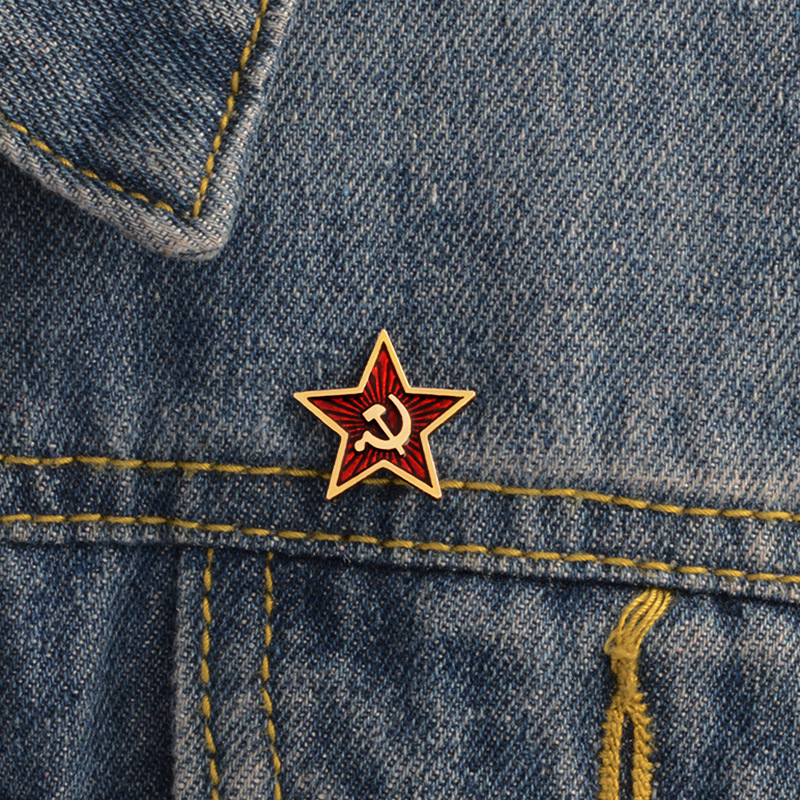 USSR Red Star Badge Lapel Pins - Vintage Collectible Pins ulasan dan harga