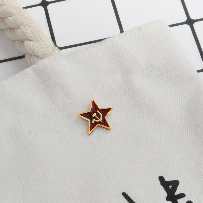 USSR Red Star Badge Lapel Pins - Vintage Collectible Pins ulasan dan harga