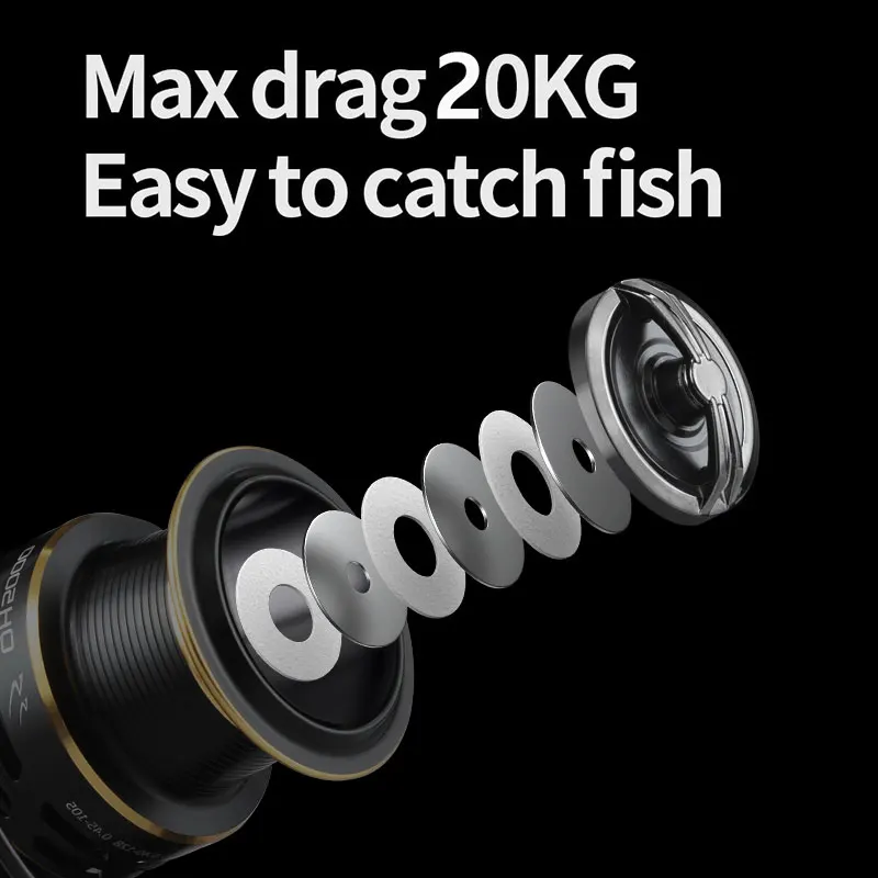 LINNHUE Carp Fishing Reel Spin - Developing Tank Reel ulasan dan harga