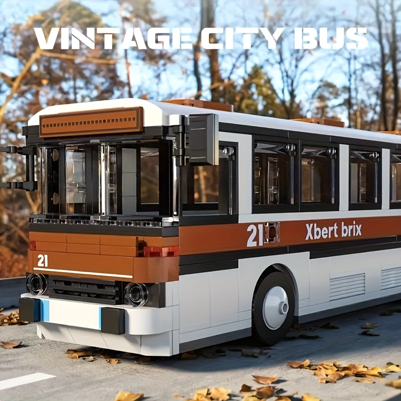 1000 - piece Vintage City Bus  - Vintage Collectible Trucks ulasan dan harga