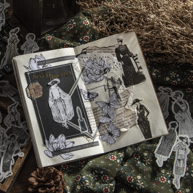 1pack/100pcs Vintage Black Whi - Vintage Toys Collection ulasan dan harga