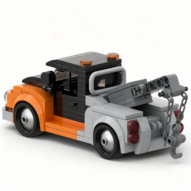 164pcs MOC Vintage Tow Truck C - Vintage Collectible Trucks ulasan dan harga