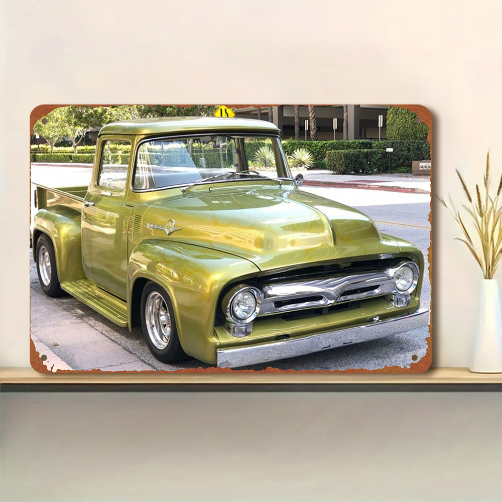 Vintage Green Pickup Truck Alu - Vintage Collectible Trucks ulasan dan harga